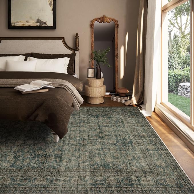 Washable Living Room Area Rug: 5x7 Rugs - Image 6