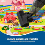 Booooom Jackson Enchanting Kids Pink Castle Rug - Image 5
