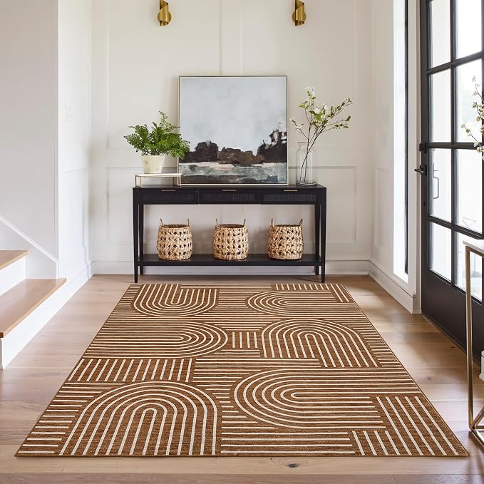 ROYHOME Washable Rug 3x5 Area Rugs by ROYHOME