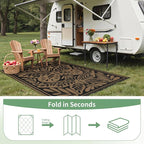 GENIMO Outdoor Rug 6' x 9' Waterproof - Image 7