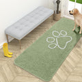 OLANLY Dog Door Mat for Muddy Paws 59x24, Paw Print Design, Absorbs Moisture by OLANLY