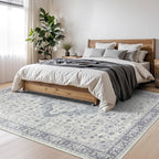 Rugxara Washable Area Rug for Living Room, Vintage Boho Rugs for Office - Image 4