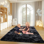 Mugorn 4x6 Rugs for Living Room, Large Fluffy Area Rugs for Bedroom, Soft - Image 3