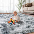 Area Rugs for Living Room 6x9, Ultra Soft Fluffy Rug for Bedroom, Modern Shaggy - Image 3