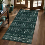 SERISSA 2x4 Rugs for Entryway, Washable Non-Slip Kitchen Runner Rug Small Dark by SERISSAHomeDecorCollection