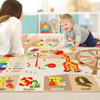 Kids Rugs for Playroom Washable, Educational and Fun Learning Rugs - Image 4
