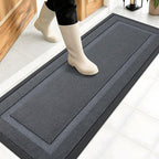 OLANLY Front Door Mat Indoor Outdoor Entrance, Waterproof All-Season, by OLANLY
