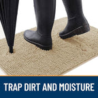 OLANLY Dog Door Mat for Muddy Paws 40x32, Absorbs Moisture and Dirt, Absorbent - Image 2