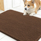 OLANLY Dog Door Mat for Muddy Paws 24x16, Absorbs Moisture and Dirt, Absorbent by OLANLY