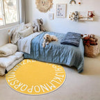 Topotdor Round Kids Play Rug Alphabet Nursery Area Rug Extra Large Soft - Image 7