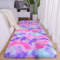 AROGAN Soft Rainbow Area Rugs for Girls Room 2x4 Feet, Fluffy Girls Bedroom Rugs by AROGANAREARUG