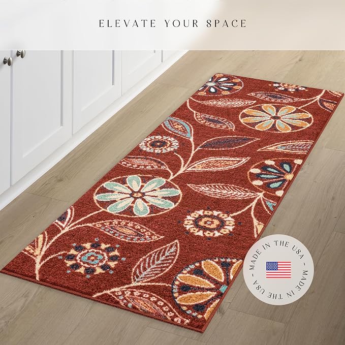 Maples Rugs Reggie Floral Runner Rug - Image 2