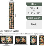 DUKINO 2.6x14 Runner Rug for Hallway, Non Slip Floral Washable Kitchen Rug - Image 2