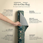 Washable Runners for Hallways Kitchen Rugs: 2'x10' Runner Rug Stain Resistant - Image 5