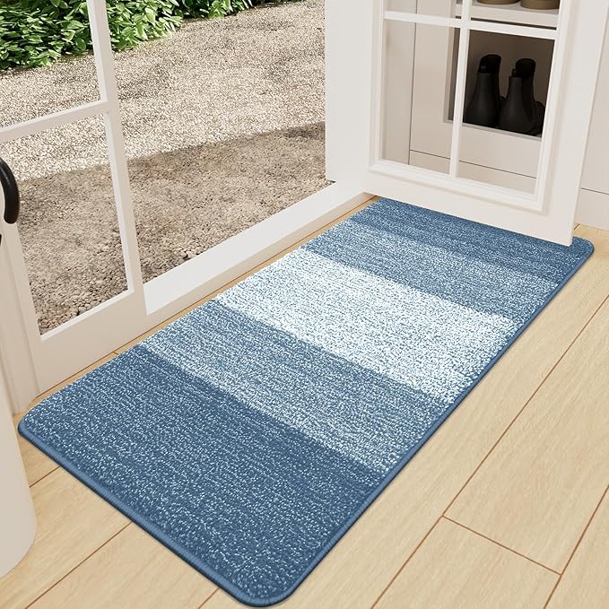 Kitinjoy Indoor Outdoor Door Mat, 71x24 Non-Slip Absorbent Dirt Trapper by Kitinjoy