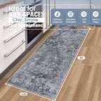 Runner Rug for Hallways Kitchen 2'6"x8' Washable Non Slip: Carpet Non Skid 8ft - Image 2