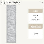 Soalmost Runner Rug 3x12 Washable Non-Slip Hallway Runner Rugs - Image 5