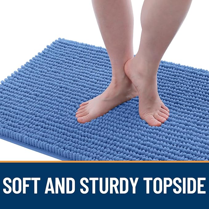 OLANLY Dog Door Mat for Muddy Paws 59x35, Ultra Absorbent Chenille Mud Doormat - Image 3