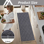 COSY HOMEER-Kitchen-Rugs-Non-Slip-Washable 24"x60" Absorbent Kitchen Runner Rug - Image 2