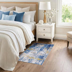 RELEANY Washable Area Rugs 3x4 Non-Slip Modern Abstract Soft by RELEANY