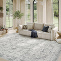 Rugxara 5x7 Area Rugs for Living Room Bedroom, Vintage Abstract Boho Rug by Rugxara