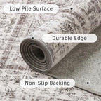 DCX Gray 5x7 Rug, Kid & Pet Friendly - Image 7