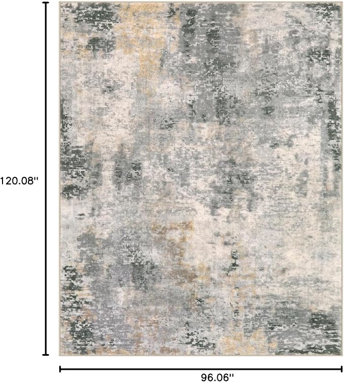 Lahome Modern Abstract Living Room Rug, Large Soft Indoor Accent Carpet - Image 2