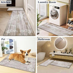 HEBE Anti Fatigue Kitchen Mat Set of 2 Non Slip Cushioned Kitchen Mats - Image 7