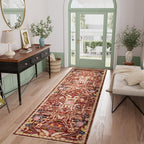 AMTOVO 2.7x8 Runner Rug for Hallway, Washable Non-Slip Long Kitchen Carpet by AMTOVO