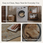 GENIMO Kitchen Rugs Non Slip Washable, Cushioned Standing Mat, Kitchen Runner - Image 6