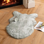 MIULEE Fluffy Rug Soft Shaggy Faux Fur Area Rug Luxury Plush Sheepskin Carpet by MIULEE