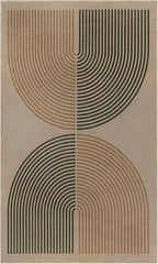Lahome Modern Rainbow Easy Jute 3x5 Patio Rug, Washable Rugs - Image 9
