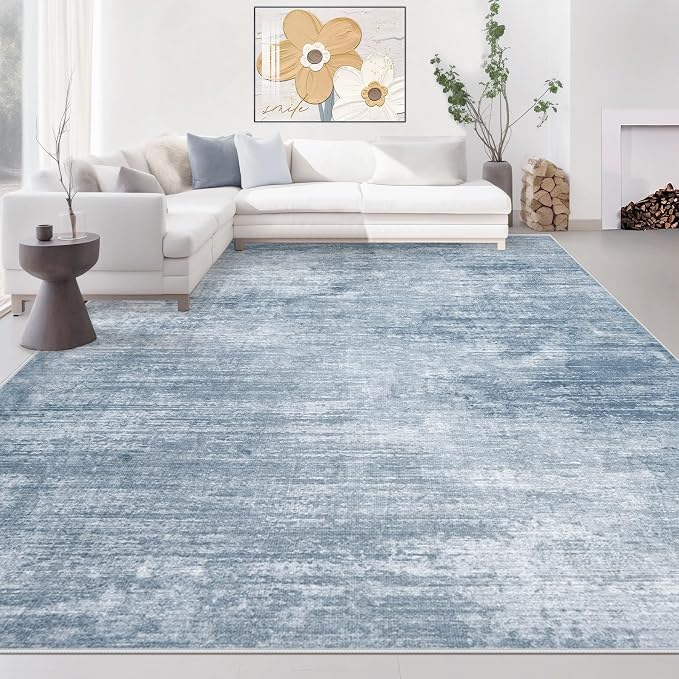 Area Rugs 10x14 Living Room: Washable Rug Modern Abstract Large Rugs Soft Non by MXSANYOORUG