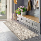 Yamaziot Washable Runner Rug 2x3 – Floral Non Slip Small Entryway Rug - Image 5