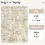 Soalmost 6x9 Abstract Area Rugs - Image 4