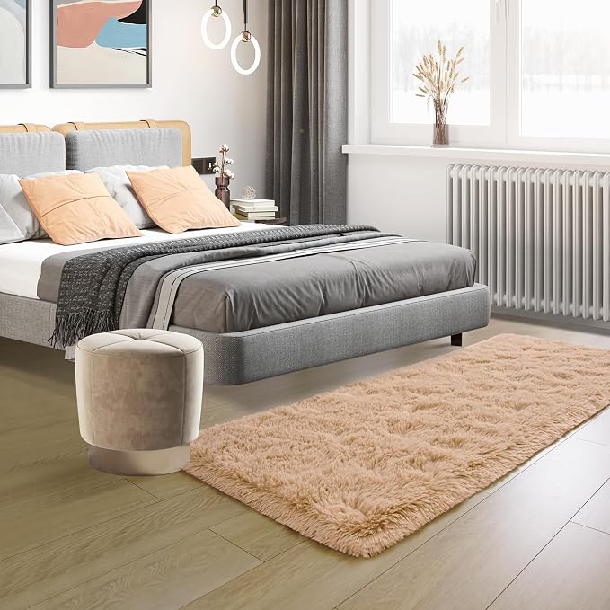 Tepook Soft Runner Rugs for Bedroom Living Room, Fluffy Plush Rug 2x6 for Kids - Image 6