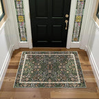 jinchan Zenith Floral 3x5 Area Rug Machine Washable Soft Low-Pile Non-Slip - Image 2