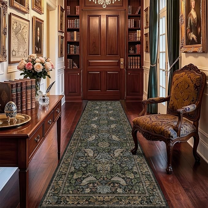 Vintage Runner Rugs for Hallways by HazoHaus