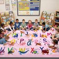 3x5 ABC Classroom Rug for Kids Playroom, Alphabet Rug by Unknown