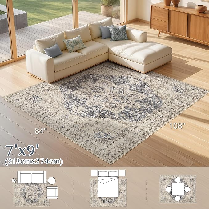 Tortania Area Rug Living Room Rugs - Image 2