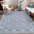 SERISSA Area Rug 4x6 Boho Rugs for Bedroom, Washable Non-Slip Living Room Rugs - Image 5