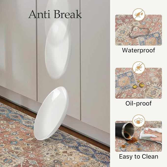 GENIMO Kitchen Mats for Floor, Waterproof Anti Fatigue Mat, Comfort Standing - Image 5