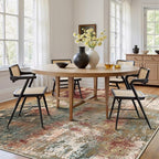 RELEANY Washable Area Rugs 6'x9' Non-Slip Modern Abstract Soft - Image 3