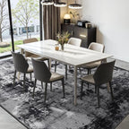 Rugflix 10x14 Area Rugs for Living Room, Big Washable Dark Carpet Non-Slip for - Image 3