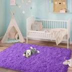 Mugorn 4x6 Rugs for Living Room, Large Fluffy Area Rugs for Bedroom, Soft - Image 2