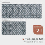 FRESHMINT Kitchen Mat Set of 2, Anti-Fatigue Cushioned Kitchen Mats - Image 6