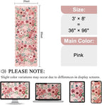 DUKINO 3x8 Washable Runner Rug, Soft Indoor Floral Non Slip Long Runner Rug - Image 2