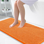 OLANLY Bathroom Runner Rugs 47x24, Extra Soft Absorbent Chenille Bath Rugs by OLANLY