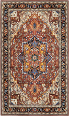 Moynesa Ultra-Thin Washable Oriental Area Rug - Image 8