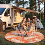 Pauwer Waterproof Outdoor Rug 8ft, Reversible Plastic Straw Patio Camping Rug - Image 6